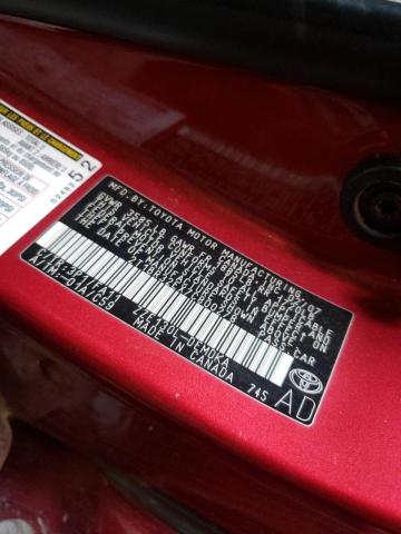 Photo 10 from auction – 2007 TOYOTA COROLLA CE with VIN 2T1BR32EX7C800278