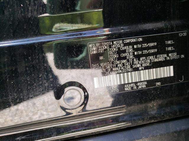 Photo 10 from auction – 2021 TOYOTA VENZA LE with VIN JTEAAAAH9MJ027981