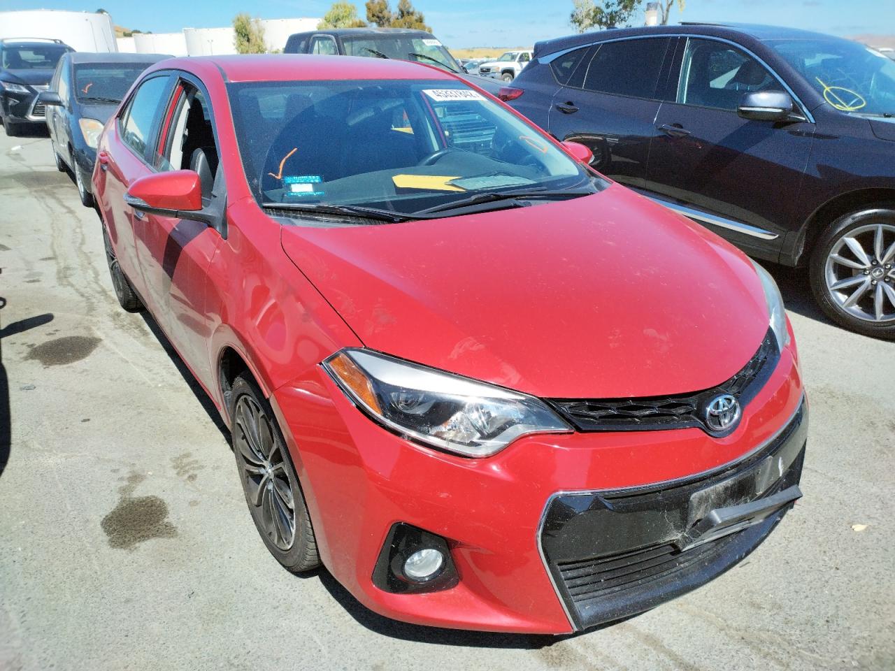 TOYOTA COROLLA L 2015 with VIN 5YFBURHE6FP279776 - Photo from auction