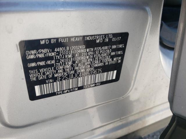 Photo 10 from auction – 2017 SUBARU FORESTER 2 with VIN JF2SJAJC4HH539675