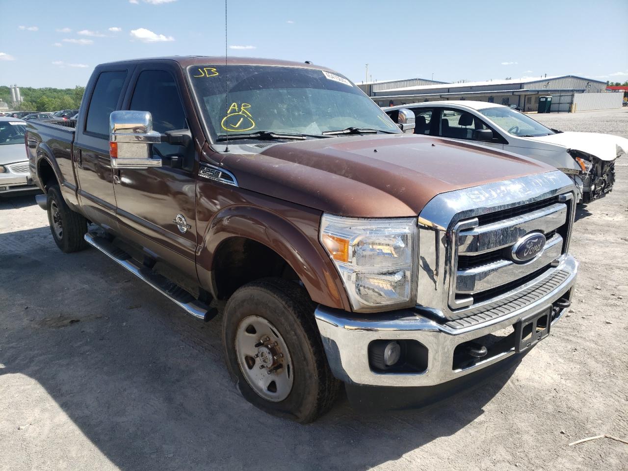 FORD F250 SUPER 2012 with VIN 1FT7W2BT2CEA85723 - Photo from auction