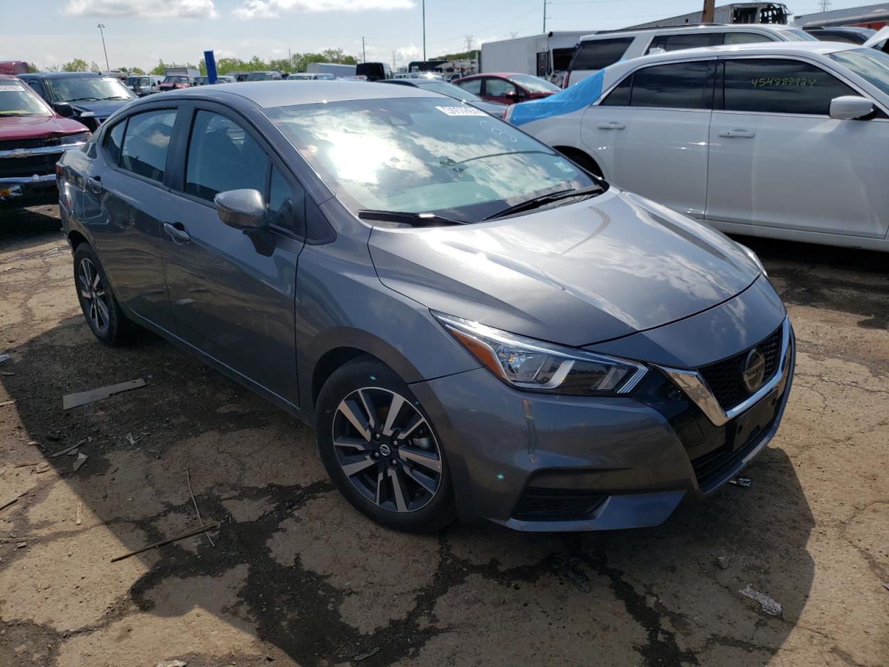 NISSAN VERSA SV 2021 with VIN 3N1CN8EV8ML867563 - Photo from auction