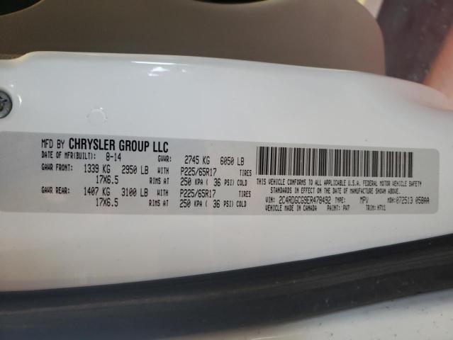 Photo 10 from auction – 2014 DODGE GRAND CARA with VIN 2C4RDGCG9ER478492