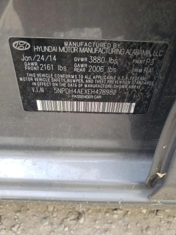 Photo 10 from auction – 2014 HYUNDAI ELANTRA SE with VIN 5NPDH4AEXEH478982