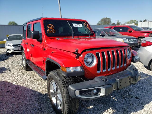 JEEP WRANGLER U 2019 with VIN 1C4HJXEN8KW593233 - Photo from auction
