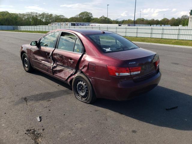 Photo 3 from auction – 2007 HYUNDAI SONATA GLS with VIN 5NPET46C77H257272