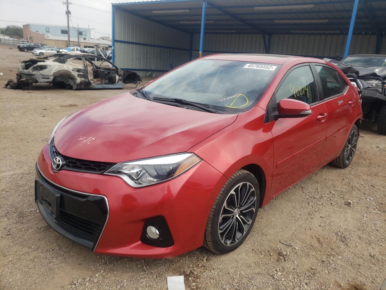 Photo 2 from auction – 2015 TOYOTA COROLLA L with VIN 5YFBURHE3FP191946