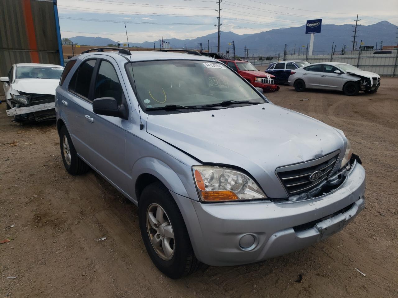 KIA SORENTO EX 2008 with VIN KNDJC735385849761 - Photo from auction