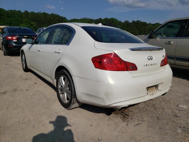 Photo 3 from auction – 2012 INFINITI G25 BASE with VIN JN1DV6AP5CM701327