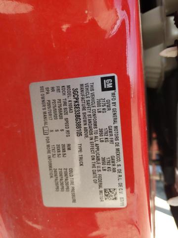 Photo 10 from auction – 2011 CHEVROLET SILVERADO with VIN 3GCPKSE33BG388105