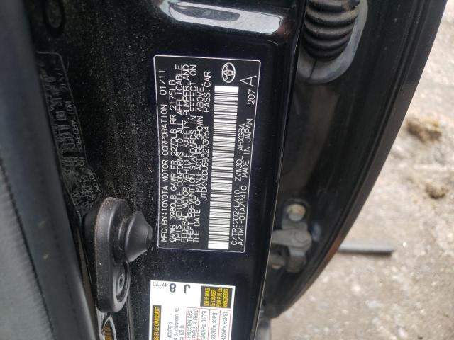 Zdjęcie 10 z aukcji – 2011 TOYOTA PRIUS z VIN JTDKN3DU5B0273964