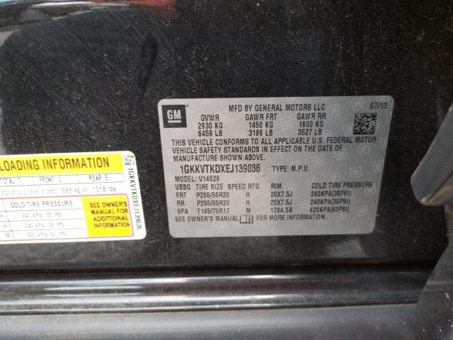 Photo 10 from auction – 2014 GMC ACADIA DEN with VIN 1GKKVTKDXEJ139036