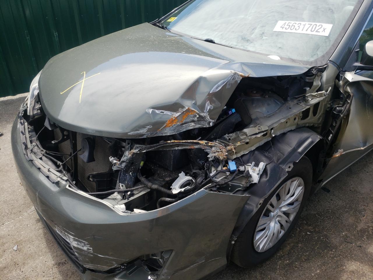 Photo 9 from auction – 2012 TOYOTA CAMRY BASE with VIN 4T4BF1FK0CR167365
