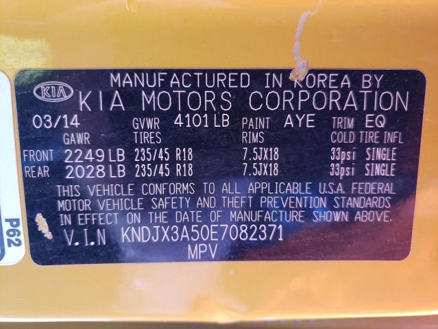 Photo 10 from auction – 2014 KIA SOUL ! with VIN KNDJX3A50E7082371