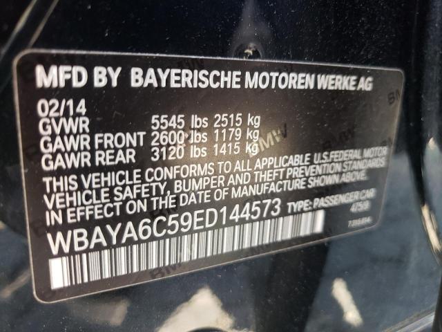 Photo 10 from auction – 2014 BMW 740 I with VIN WBAYA6C59ED144573