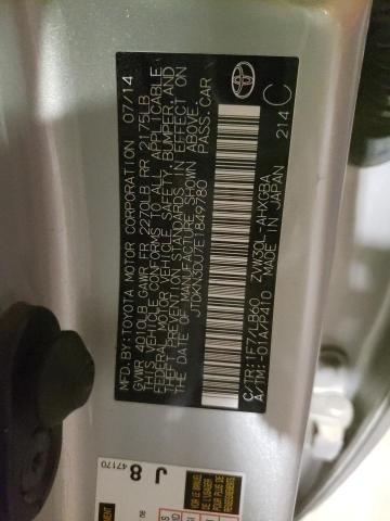 Photo 10 from auction – 2014 TOYOTA PRIUS with VIN JTDKN3DU7E1849780