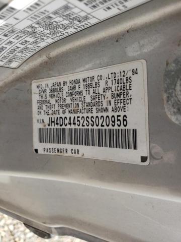 Photo 10 from auction – 1995 ACURA INTEGRA LS with VIN JH4DC4452SS020956
