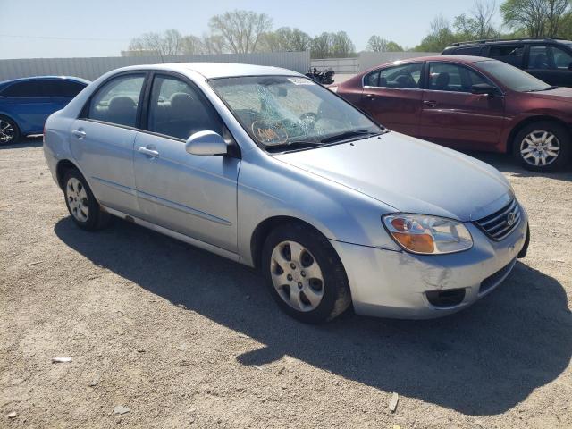 KIA SPECTRA EX 2008 with VIN KNAFE121385556533 - Photo from auction