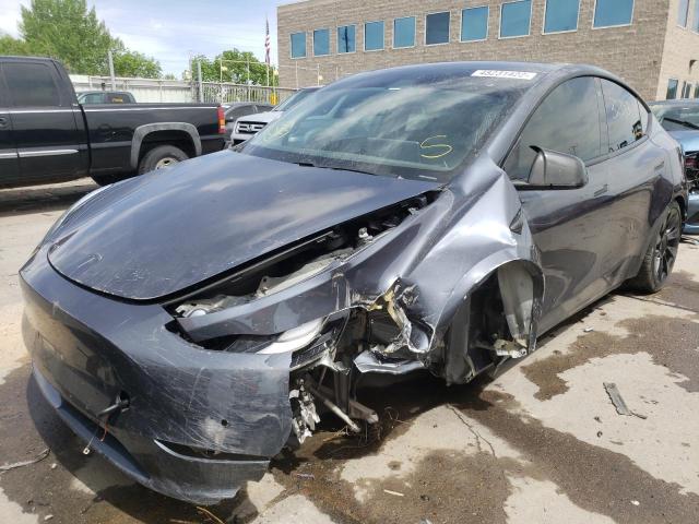 Photo 2 from auction – 2021 TESLA MODEL Y with VIN 5YJYGDEE6MF065033