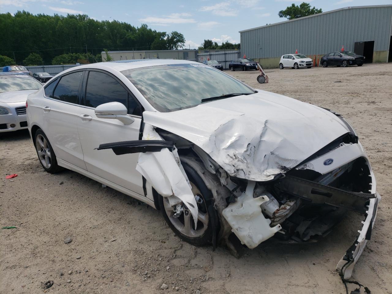 FORD FUSION SE 2015 with VIN 3FA6P0T98FR217326 - Photo from auction