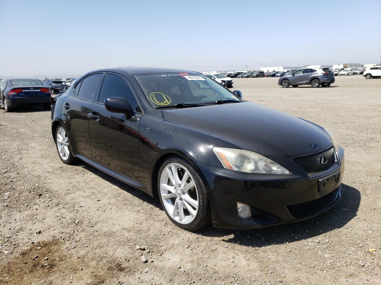 LEXUS IS 350 2007 with VIN JTHBE262X75012960 - Photo from auction
