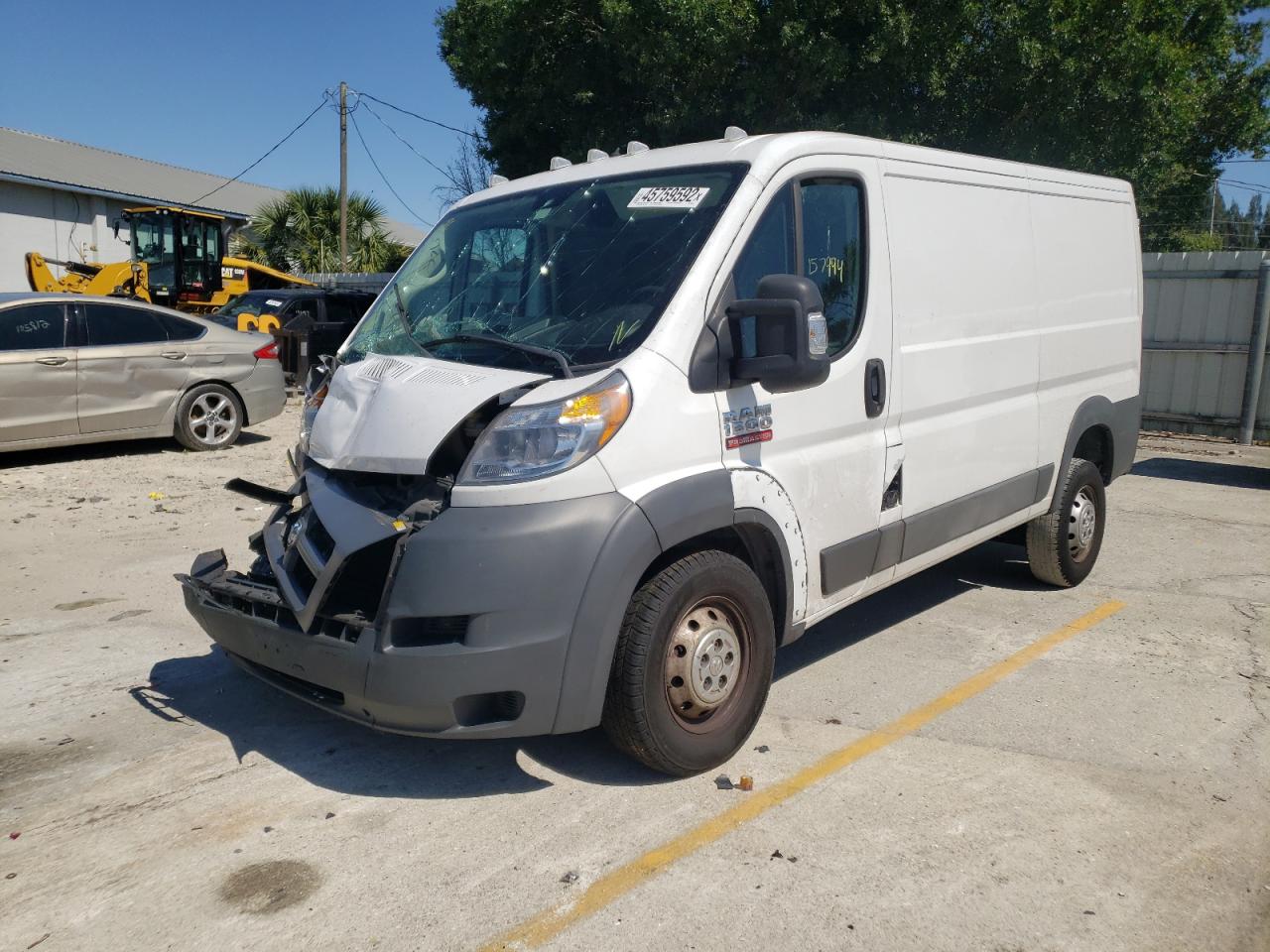 Photo 2 from auction – 2017 RAM PROMASTER with VIN 3C6TRVAGXHE540915