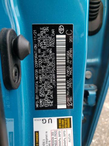 Photo 10 from auction – 2022 TOYOTA PRIUS PRIM with VIN JTDKAMFP5N3207619