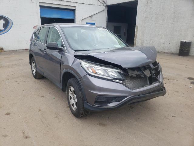 HONDA CR-V LX 2015 with VIN 5J6RM4H33FL077318 - Photo from auction