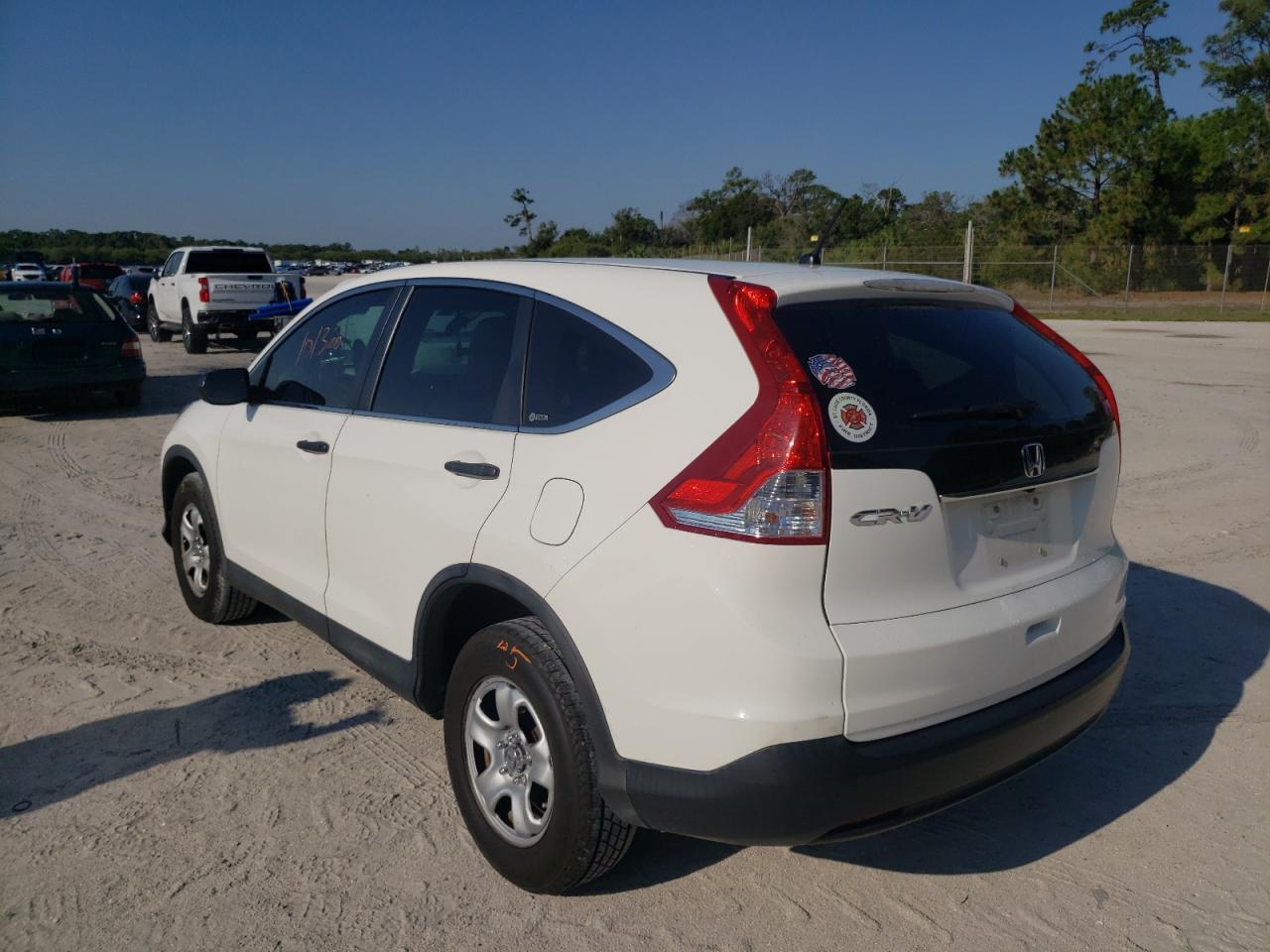 Photo 3 from auction – 2012 HONDA CR-V LX with VIN 5J6RM3H36CL023422