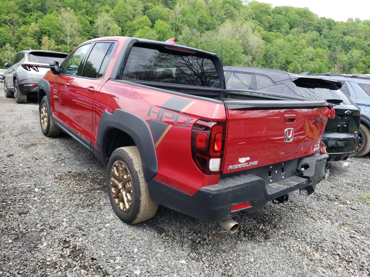 Photo 3 from auction – 2021 HONDA RIDGELINE with VIN 5FPYK3F19MB007994