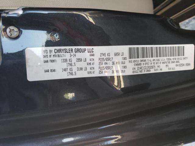 Photo 10 from auction – 2014 CHRYSLER TOWN & COU with VIN 2C4RC1CG1ER329879