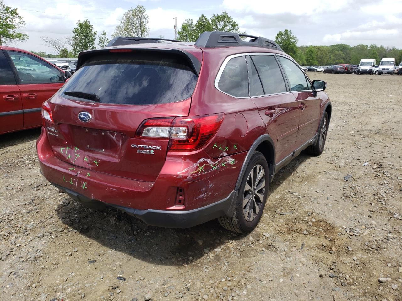Photo 4 from auction – 2015 SUBARU OUTBACK 2. with VIN 4S4BSANCXF3346278
