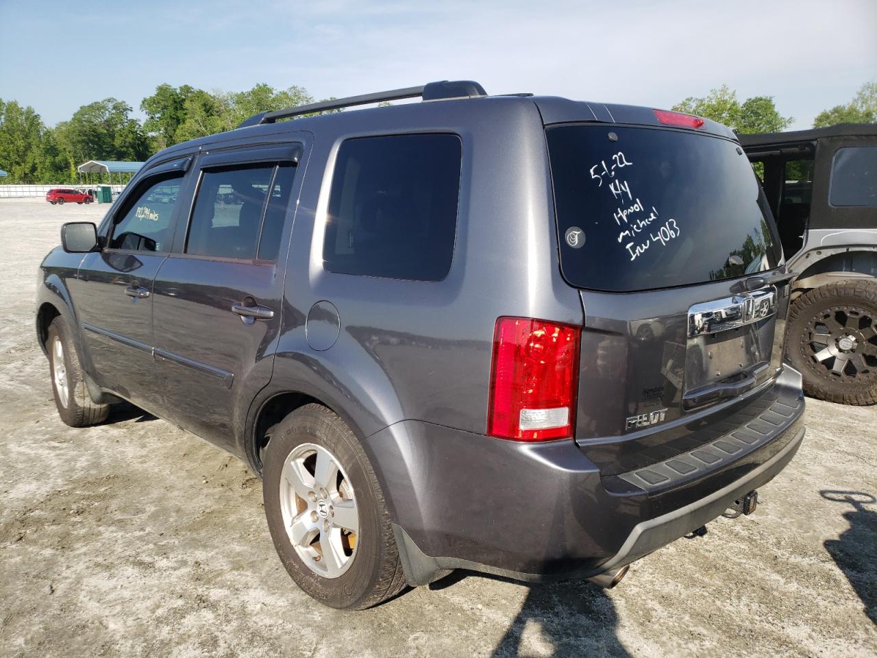 Photo 3 from auction – 2011 HONDA PILOT EXL with VIN 5FNYF3H58BB039491