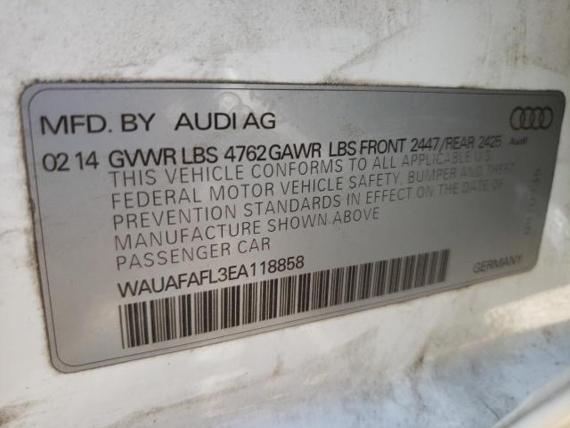Foto 10 de la subasta – 2014 AUDI A4 PREMIUM con VIN WAUAFAFL3EA118858