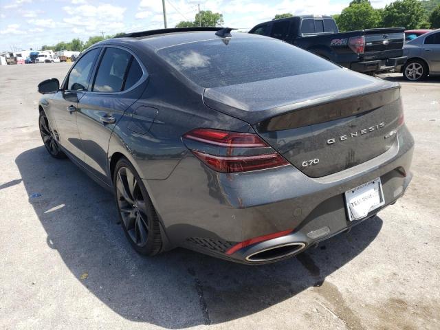 Photo 3 from auction – 2022 GENESIS G70 BASE with VIN KMTG54TE4NU100330