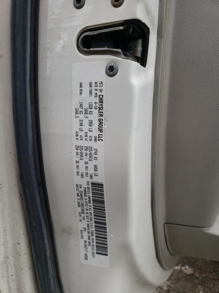 Photo 10 from auction – 2010 DODGE GRAND CARA with VIN 2D4RN5D17AR318006