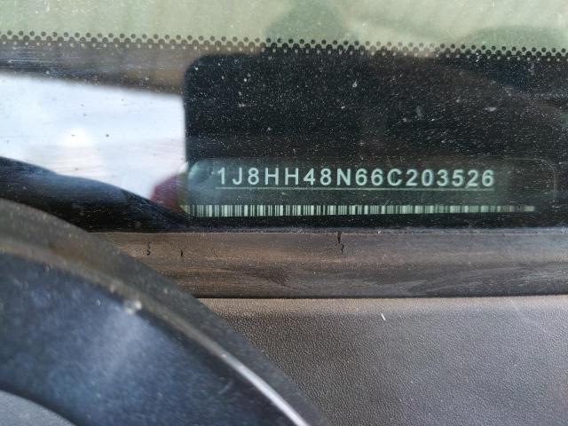 Photo 10 from auction – 2006 JEEP COMMANDER with VIN 1J8HH48N66C203526