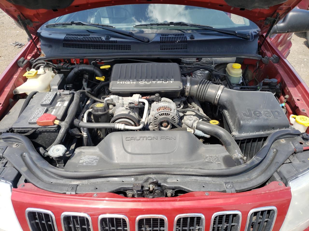 Photo 7 from auction – 2002 JEEP GRAND CHER with VIN 1J4GW58J22C187549