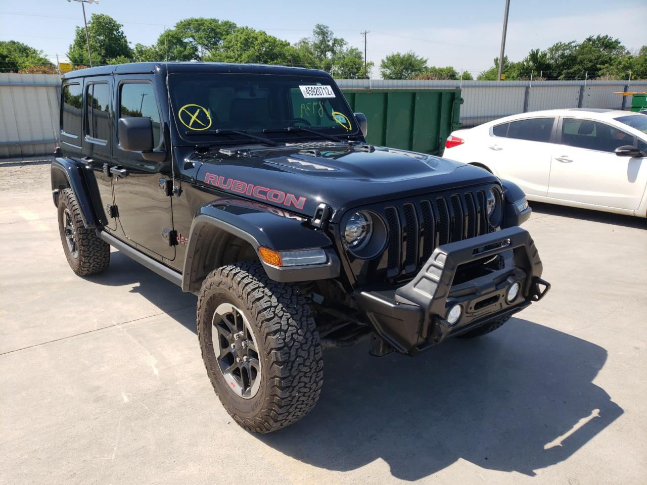JEEP WRANGLER U 2018 with VIN 1C4HJXFG4JW190655 - Photo from auction