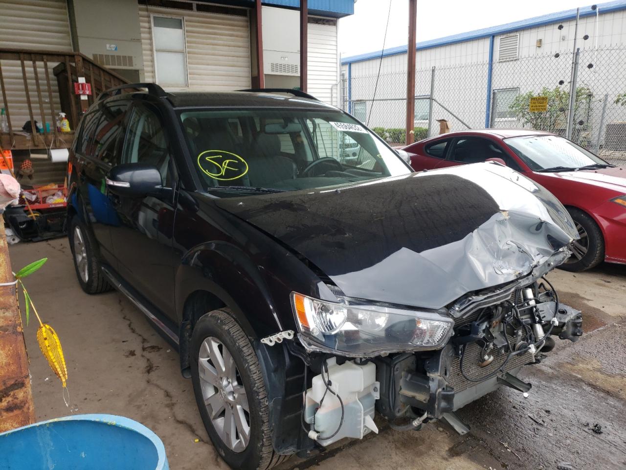 MITSUBISHI OUTLANDER 2010 with VIN JA4AT3AW7AZ012752 - Photo from auction