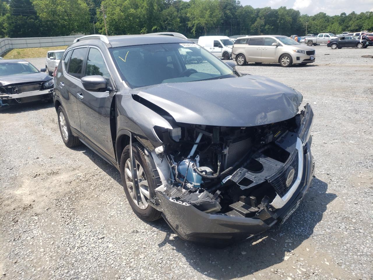 NISSAN ROGUE S 2018 with VIN 5N1AT2MT6JC813317 - Photo from auction