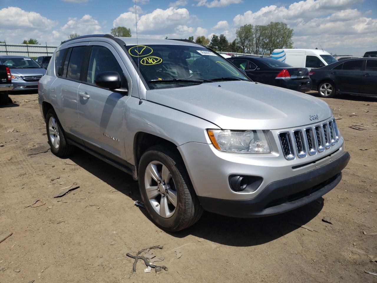 JEEP COMPASS LA 2012 with VIN 1C4NJCEB5CD514843 - Photo from auction