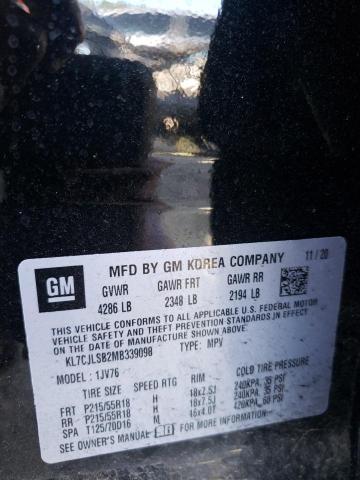 Photo 10 from auction – 2021 CHEVROLET TRAX 1LT with VIN KL7CJLSB2MB339098