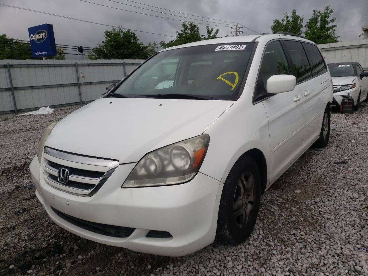Photo 2 from auction – 2007 HONDA ODYSSEY EX with VIN 5FNRL38407B408226