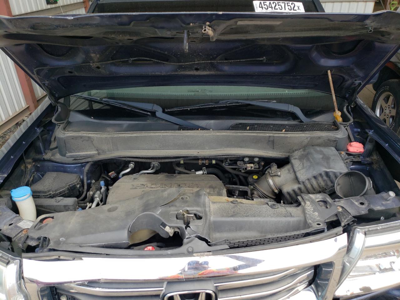 Photo 7 from auction – 2013 HONDA PILOT EXL with VIN 5FNYF4H57DB069316