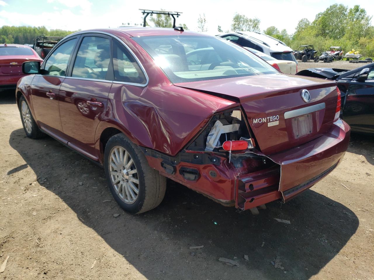 Photo 3 from auction – 2007 MERCURY MONTEGO PR with VIN 1MEHM42117G600420