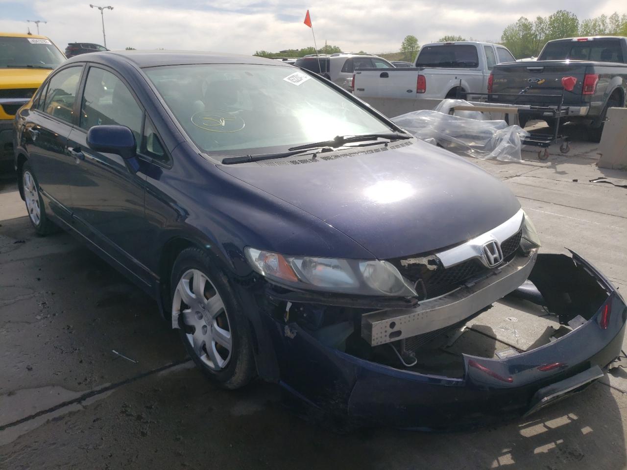 HONDA CIVIC LX 2010 with VIN 19XFA1F52AE004995 - Photo from auction