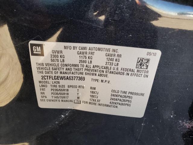 Photo 10 from auction – 2010 GMC TERRAIN SL with VIN 2CTFLGEW6A6377369