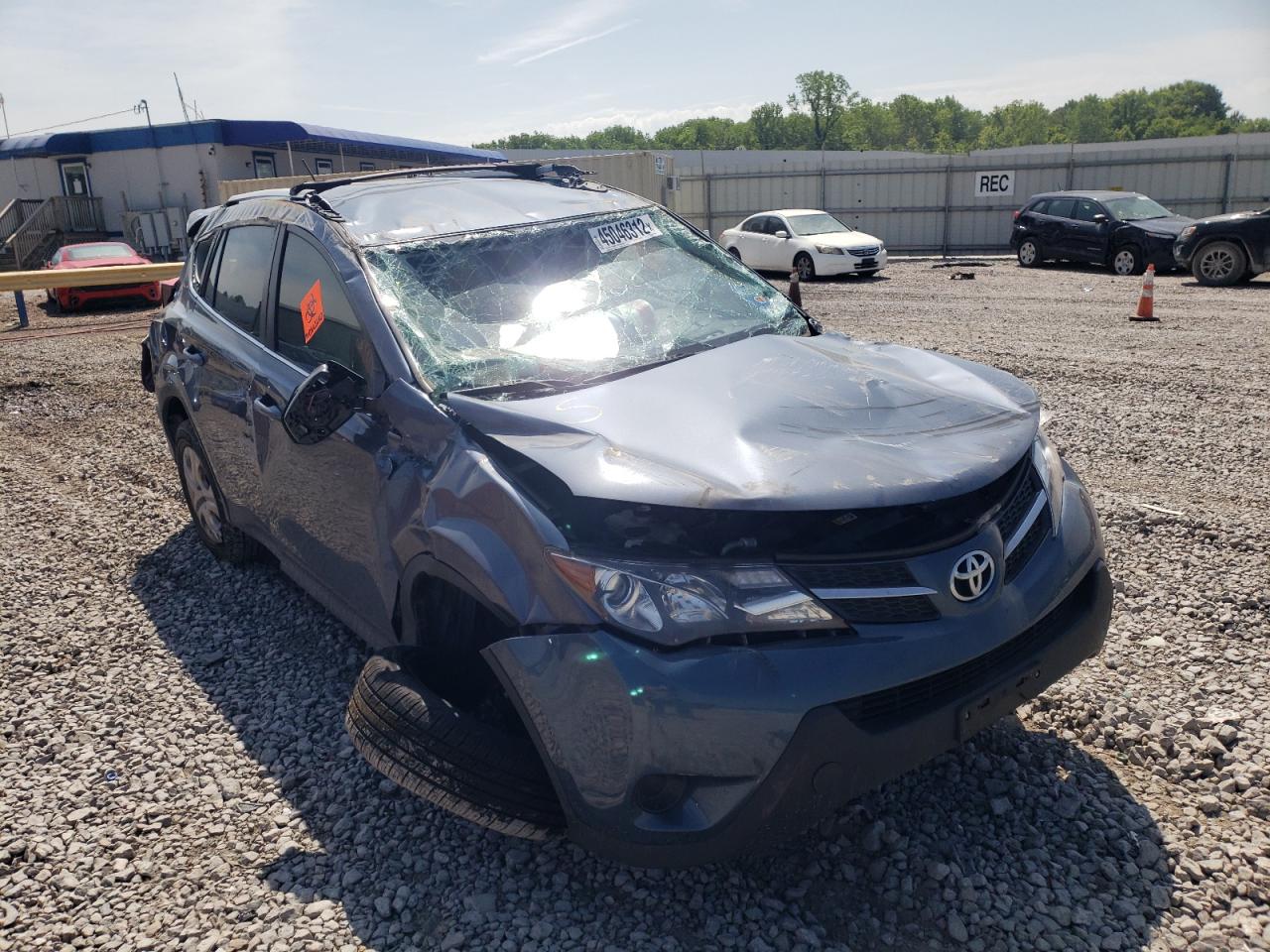 TOYOTA RAV4 LE 2014 with VIN JTMZFREV0ED036043 - Photo from auction