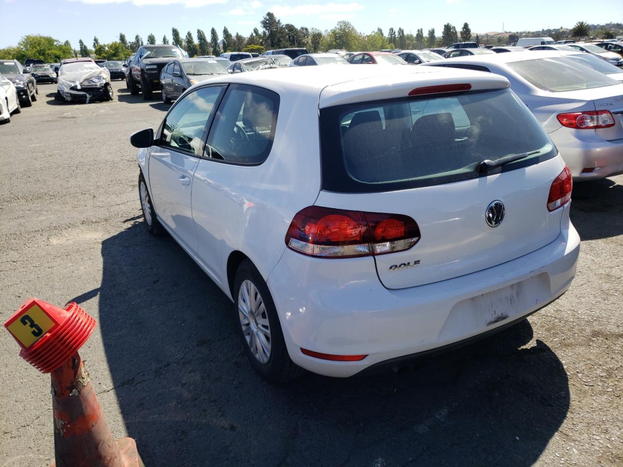 Photo 3 from auction – 2012 VOLKSWAGEN GOLF with VIN WVWAB7AJ5CW287870
